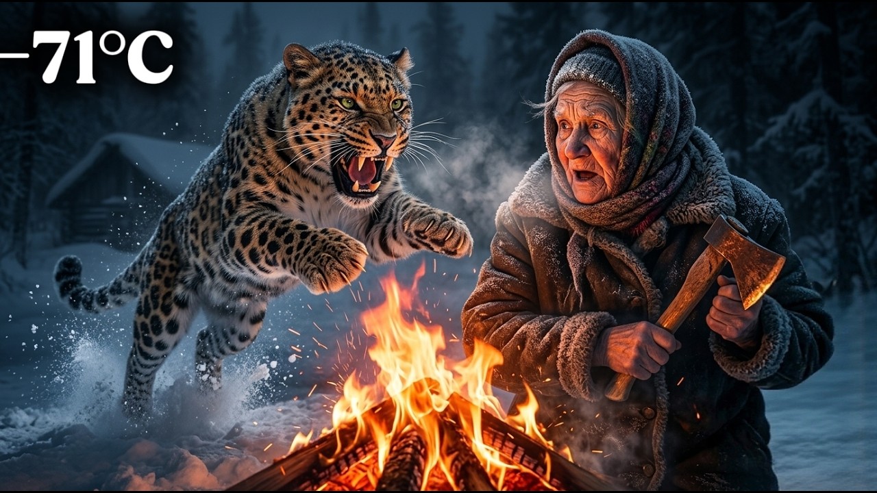 Hungry Leopards Attack 80-Year-Old Woman Alone in Siberia Yakutia| How they Survive –71°C