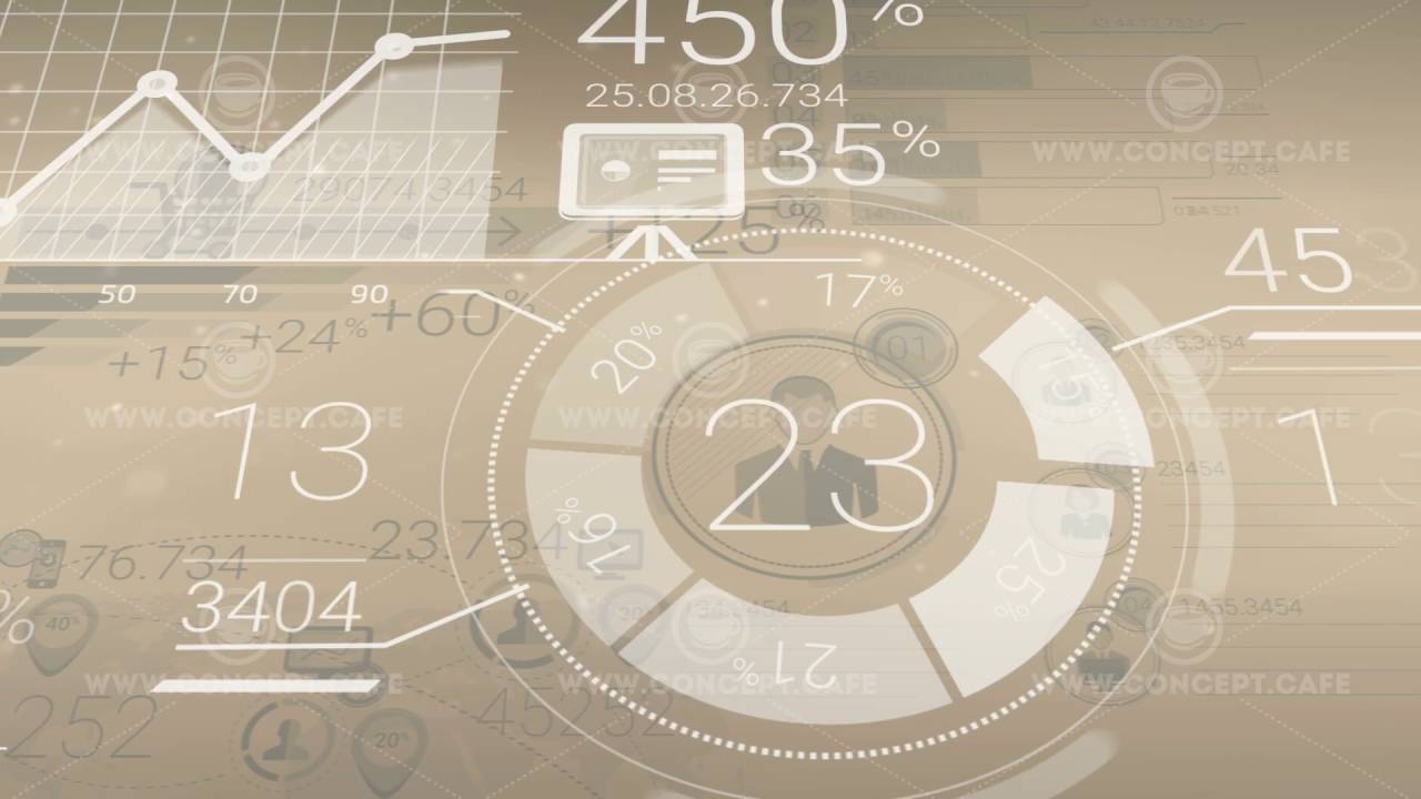 Clear Corporate Background With Abstract Elements Of Infographics