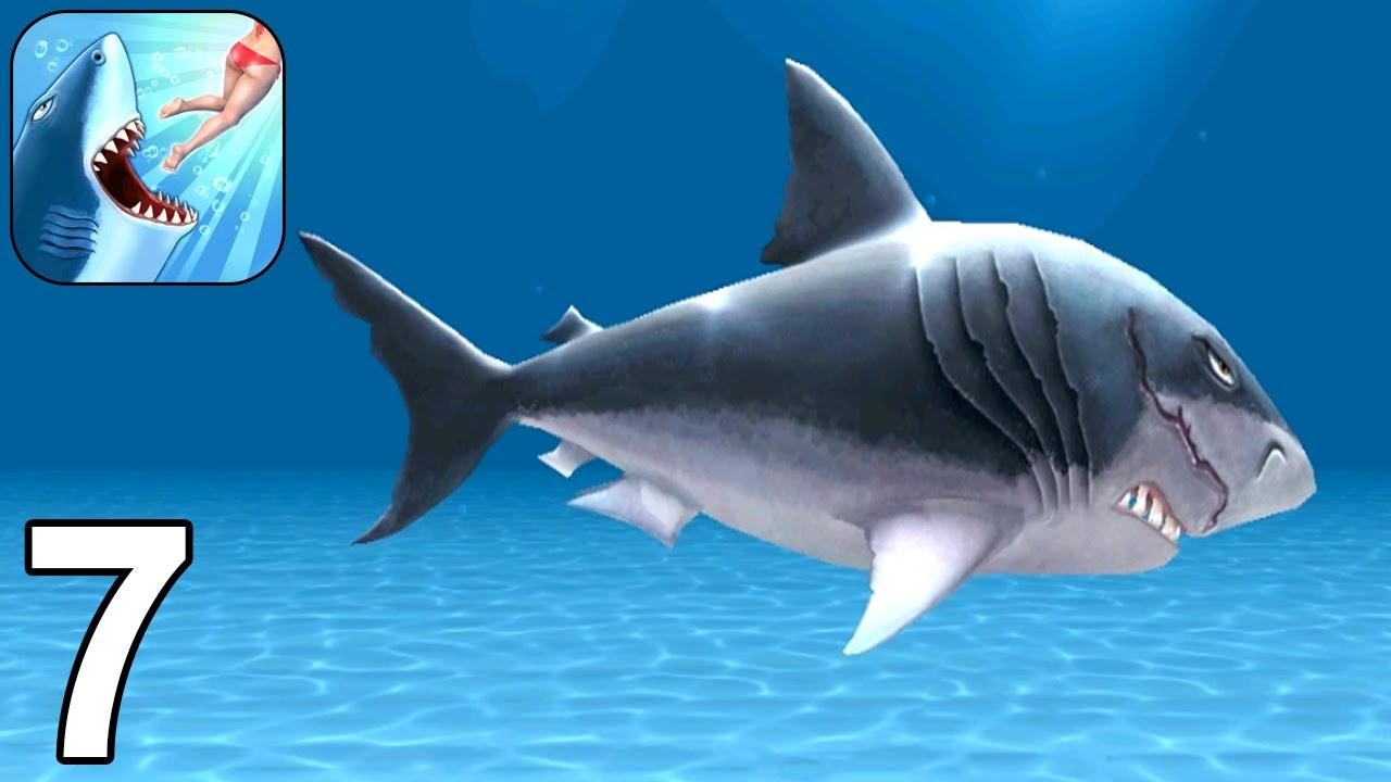 Hungry Shark Evolution MEGALODON Gameplay - (iOS, Android) Part 7