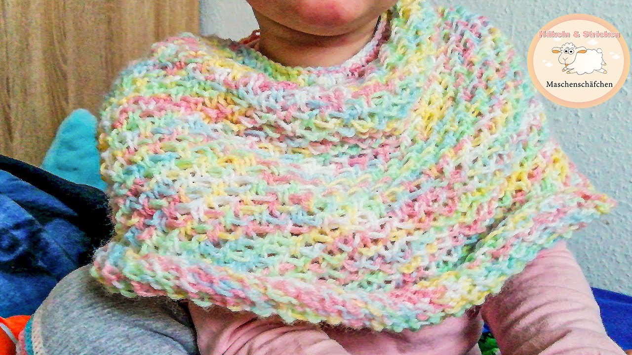 Dreiecktuch stricken 🦄Einhorn🦄 / Dreiecktuch stricken / Maschenschäfchen