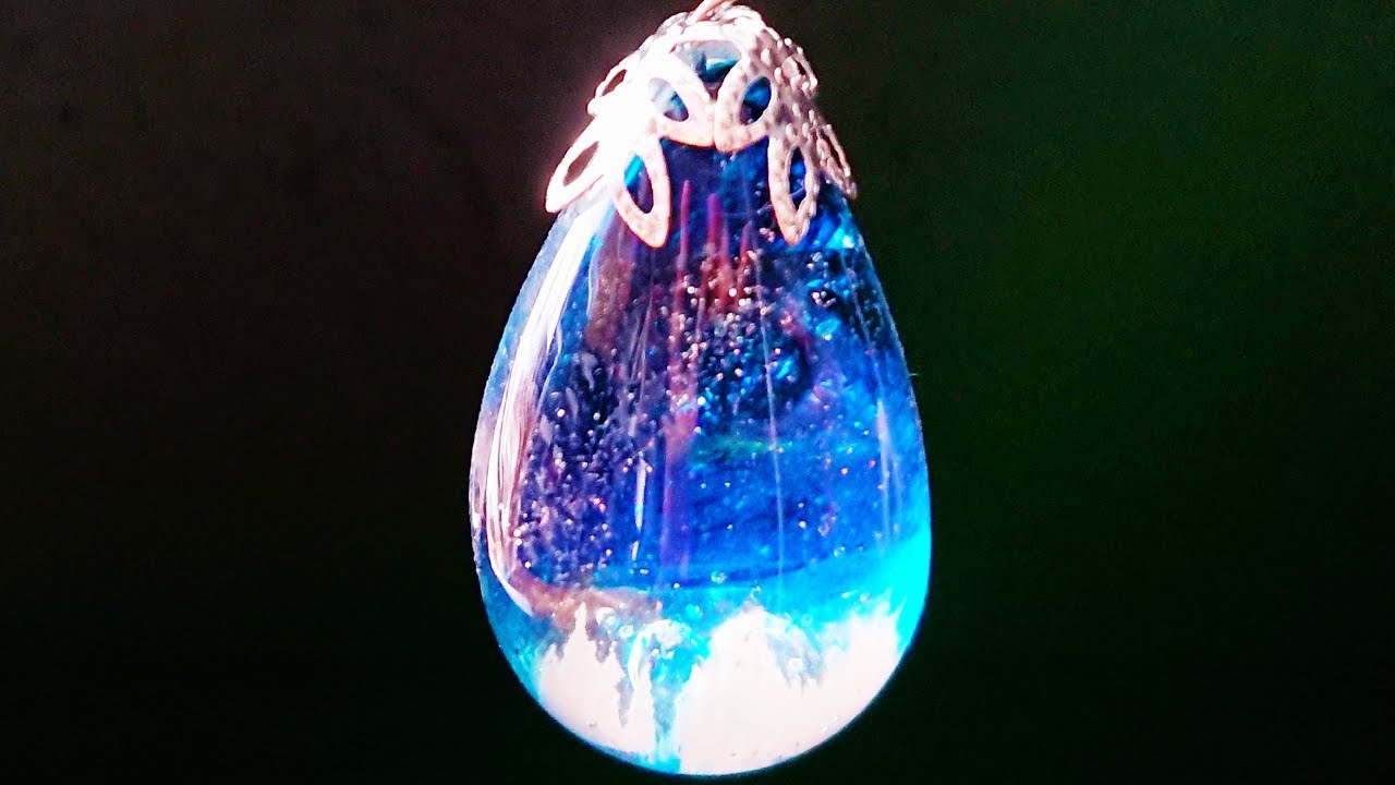 レジンで作るファンタジーな夜空♪A fantasy night sky made from resin♪