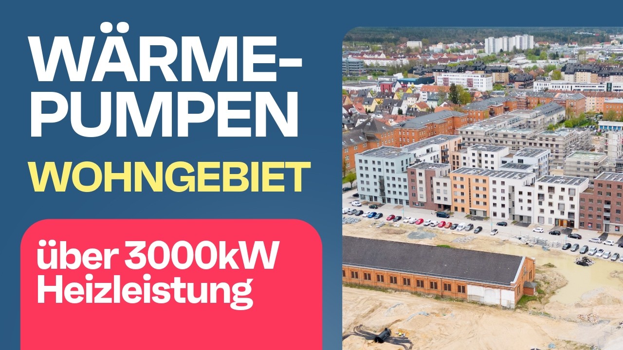 Kalte Nahwärme in Bamberg – Wärmepumpen-Wohnquartier 