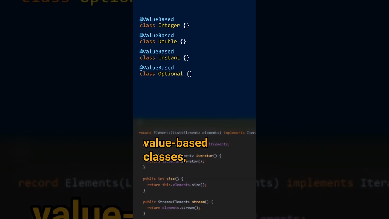 What is a value-based class? Cracking the Java Coding Interview #javalanguage #javacoding #javatips