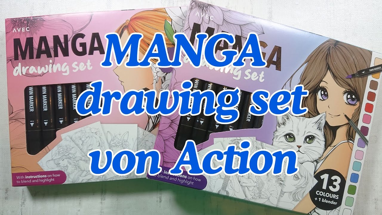 MANGA drawing sets von Action