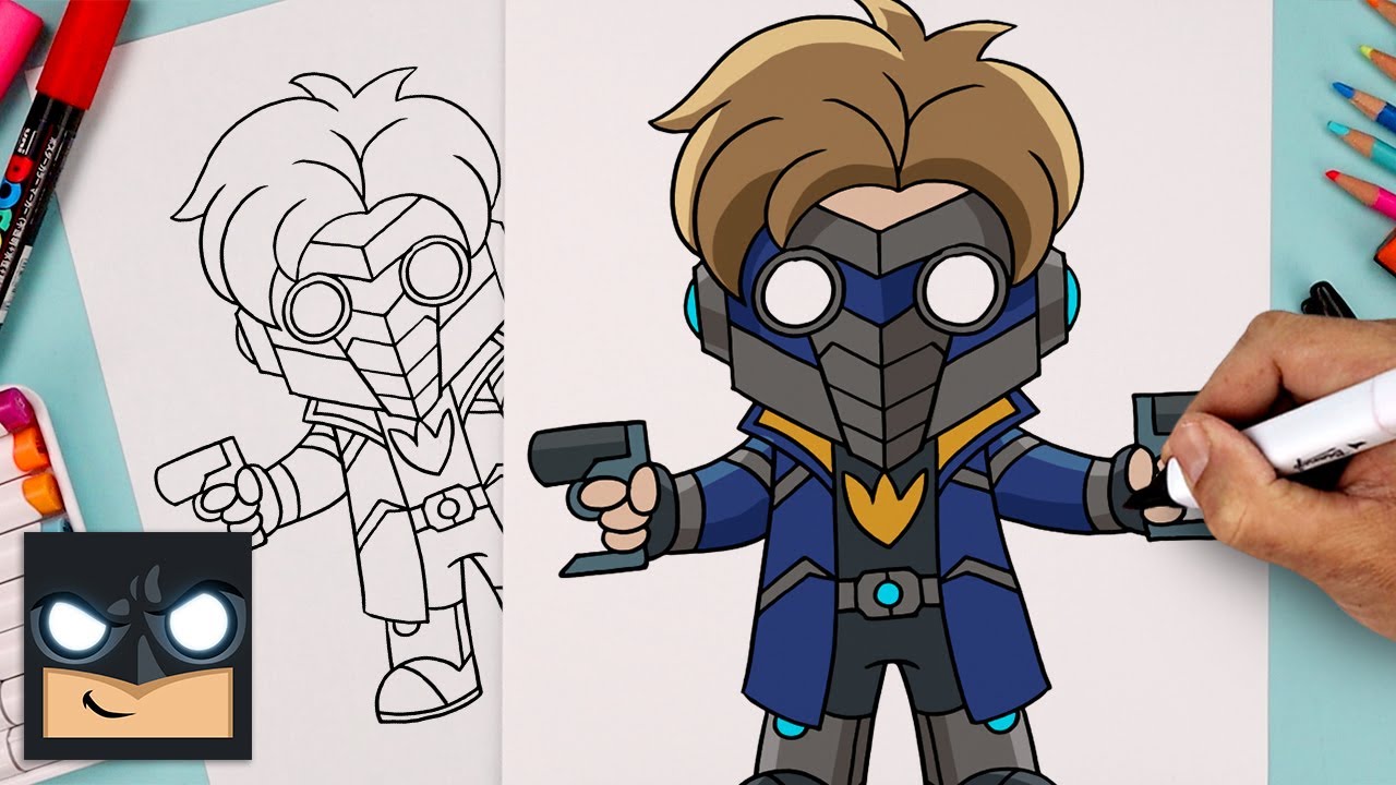 How To Draw Star Lord | Marvel Rivals