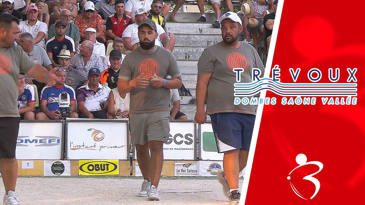 16e LAILLE vs HATCHADOURIAN : Supranational &agrave; p&eacute;tanque triplette de Tr&eacute;voux 2025