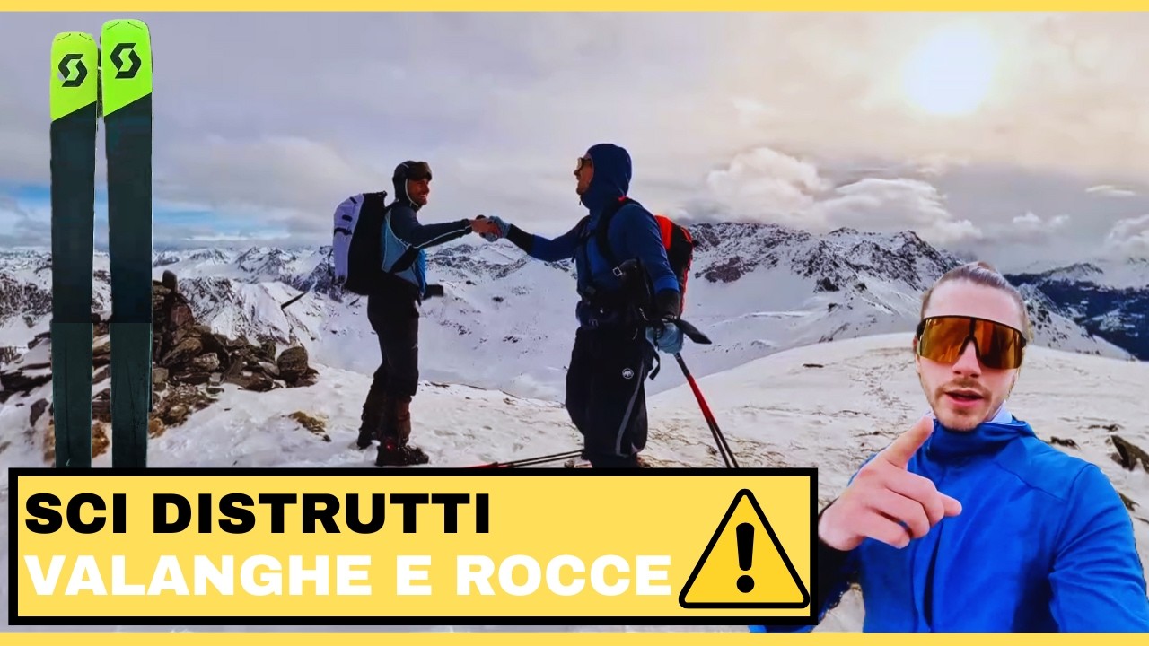 HO DISTRUTTO GLI SCI! 😱 Valanghe e rocce al Parpaner Schwarzhorn