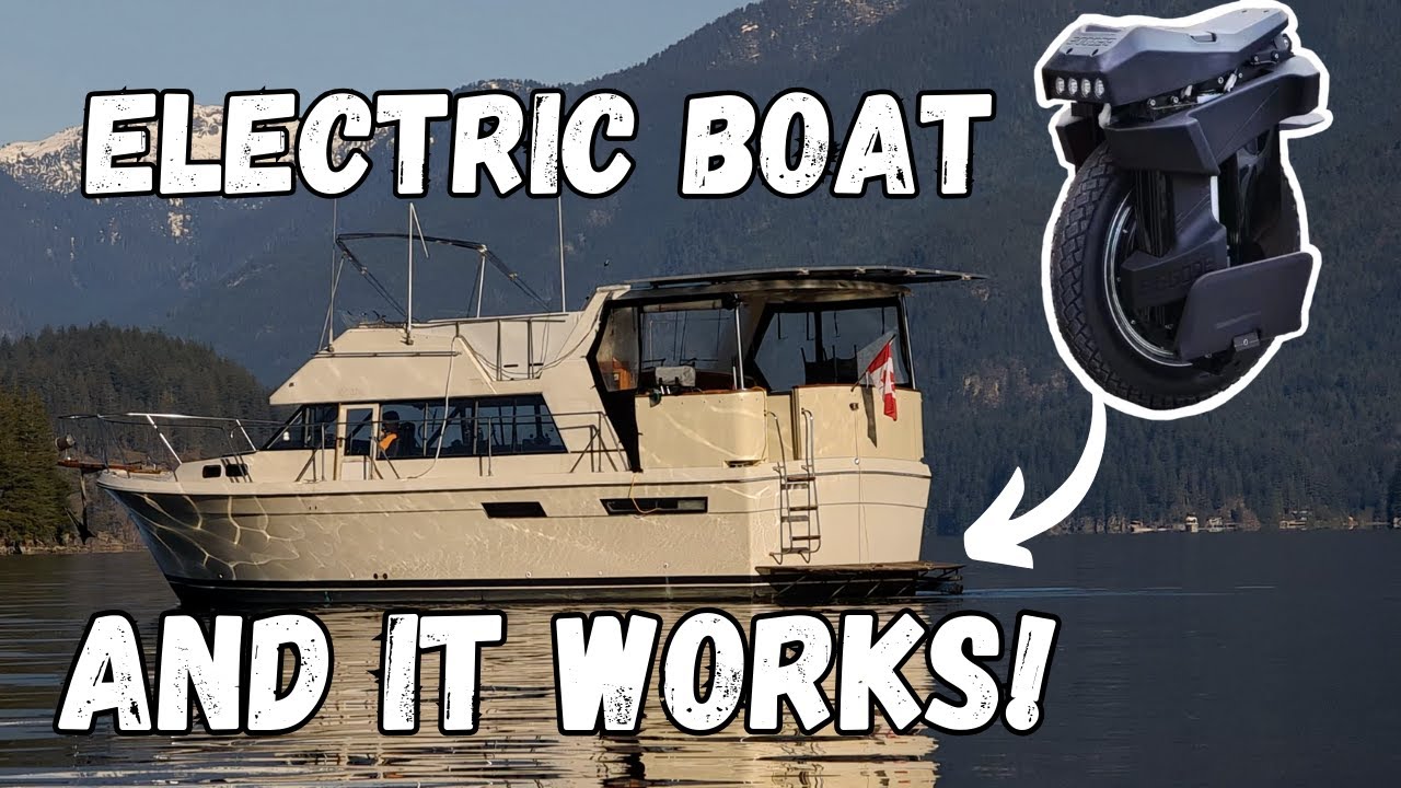 I Built The SLOWEST 45ft Electric Yacht and I LOVE it