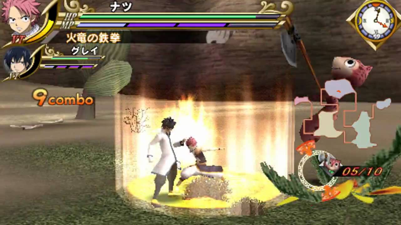 Fairy Tail Portable Guild Psp Gameplay
