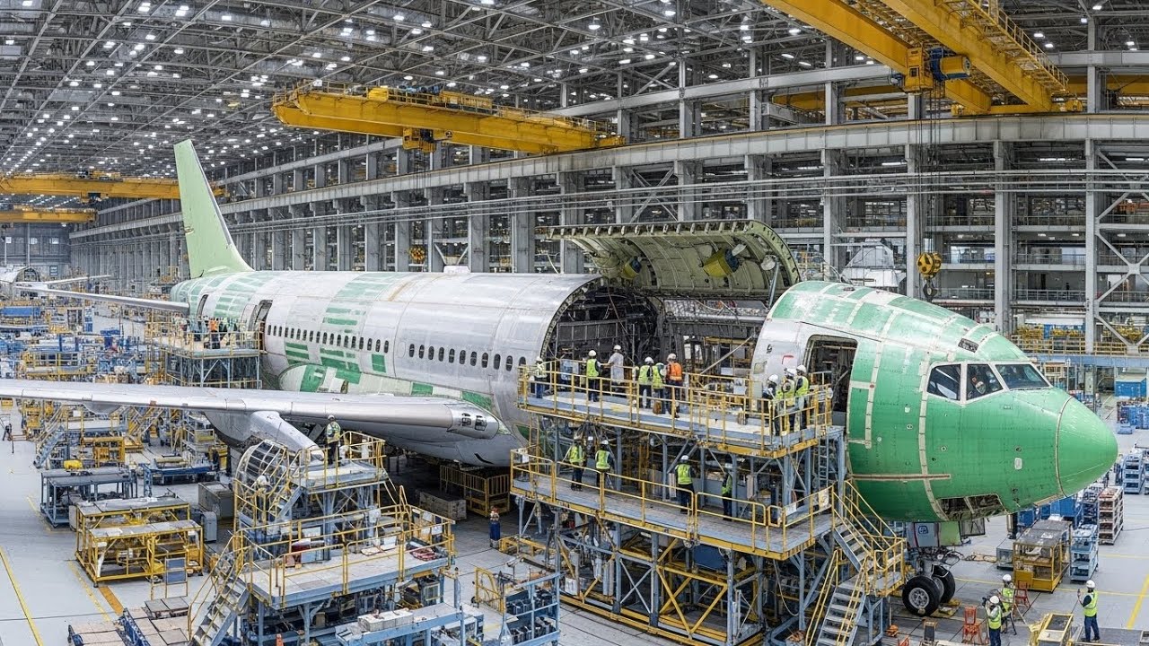 Внутри крупнейшего в мире завода по производству самолетов: как строится Boeing 777 стоимостью 80...