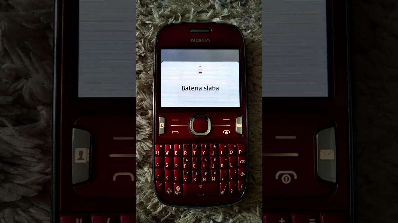 Nokia Asha 302 - Low battery