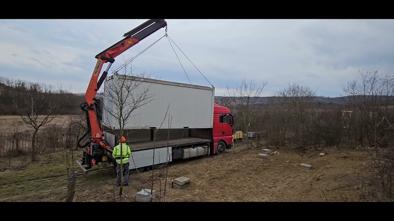 MAN TGX Palfinger 23002 Konténer Daruzás