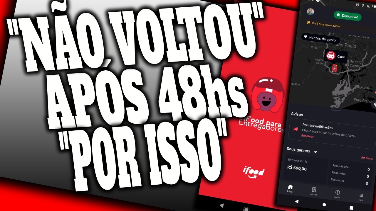 ⏳ CONTA DO IFOOD NÃO VOLTOU APÓS 48H  SAIBA SE LIBERA NA HORA OU PODE DEMORAR MAIS