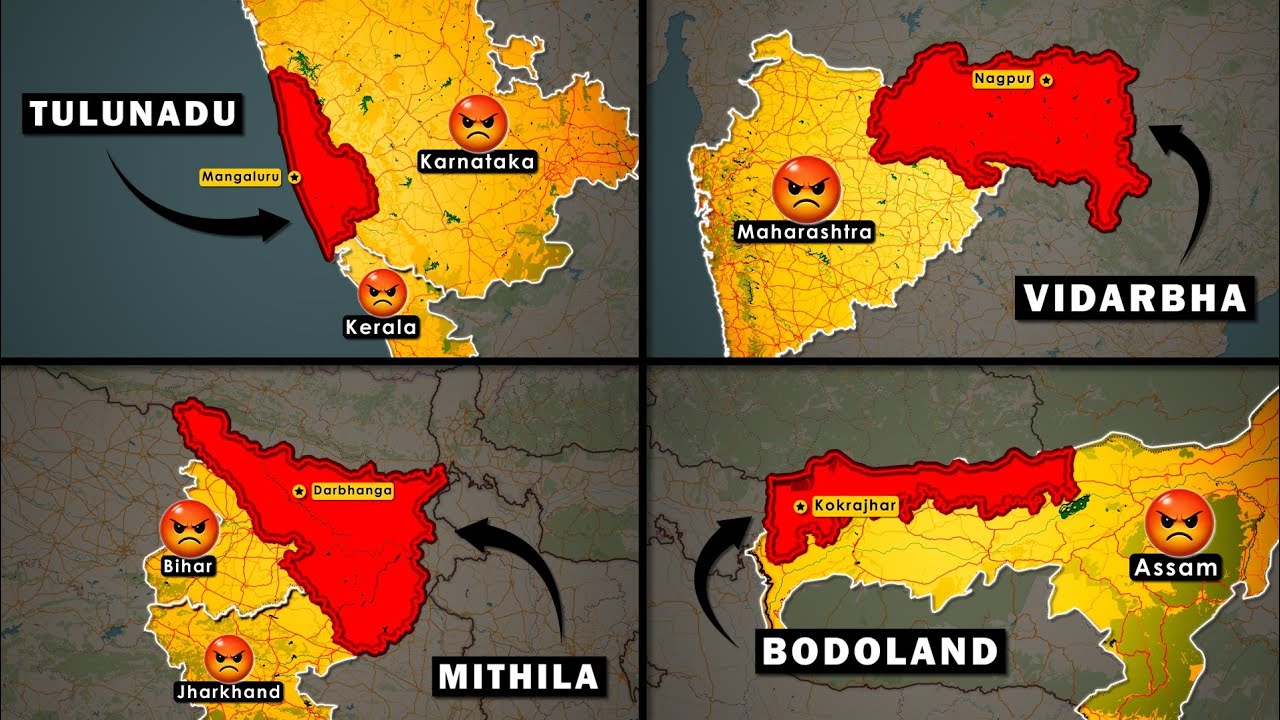 Most Possible New States In India | New State Demands In India