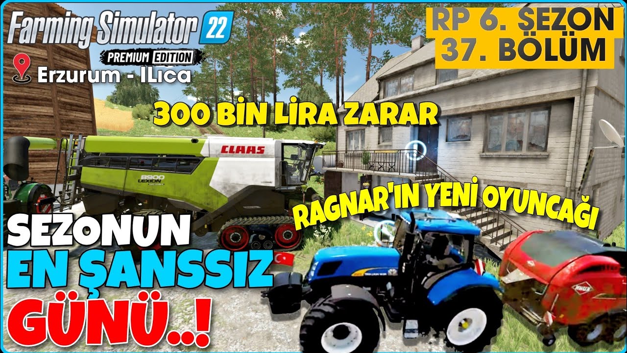 İKİNCİ EL BİÇERDÖVER 300.000 LİRA MASRAF ÇIKARDI | BİR YILLIK BİÇER PARASI ÇÖPE GİTTİ - #farming #rp