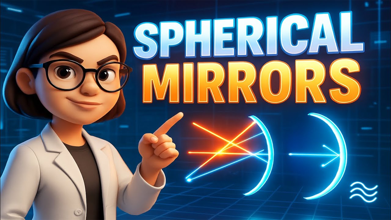Spherical mirrors || 3D Animated explanation|| class 10th || Light - Reflection & Refraction ||Hindi