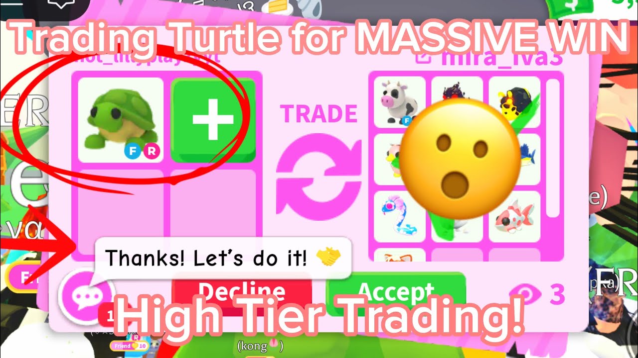 🔥Seeing Offers for my TURTLE! HIGH TIER TRADING!🔥 Growing My Inventory! Adopt me! Roblox!