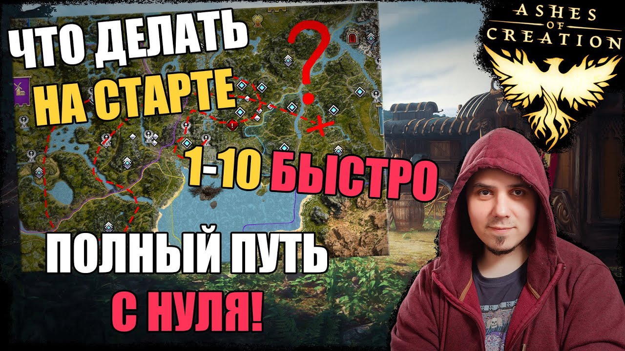 Ashes Of Creation: первые шаги. Что делать на старте?
