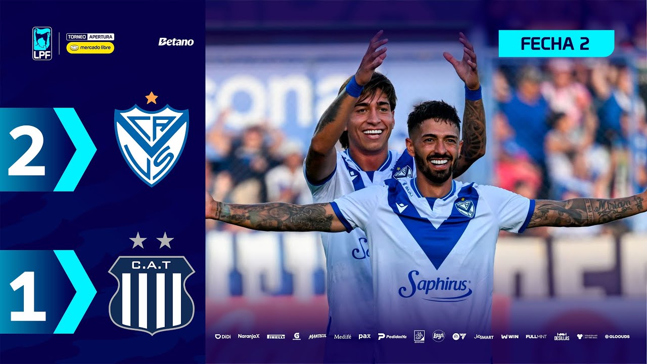 VÉLEZ 2 - 1 TALLERES | Resumen del partido | #TorneoMercadoLibre 2026 🏆