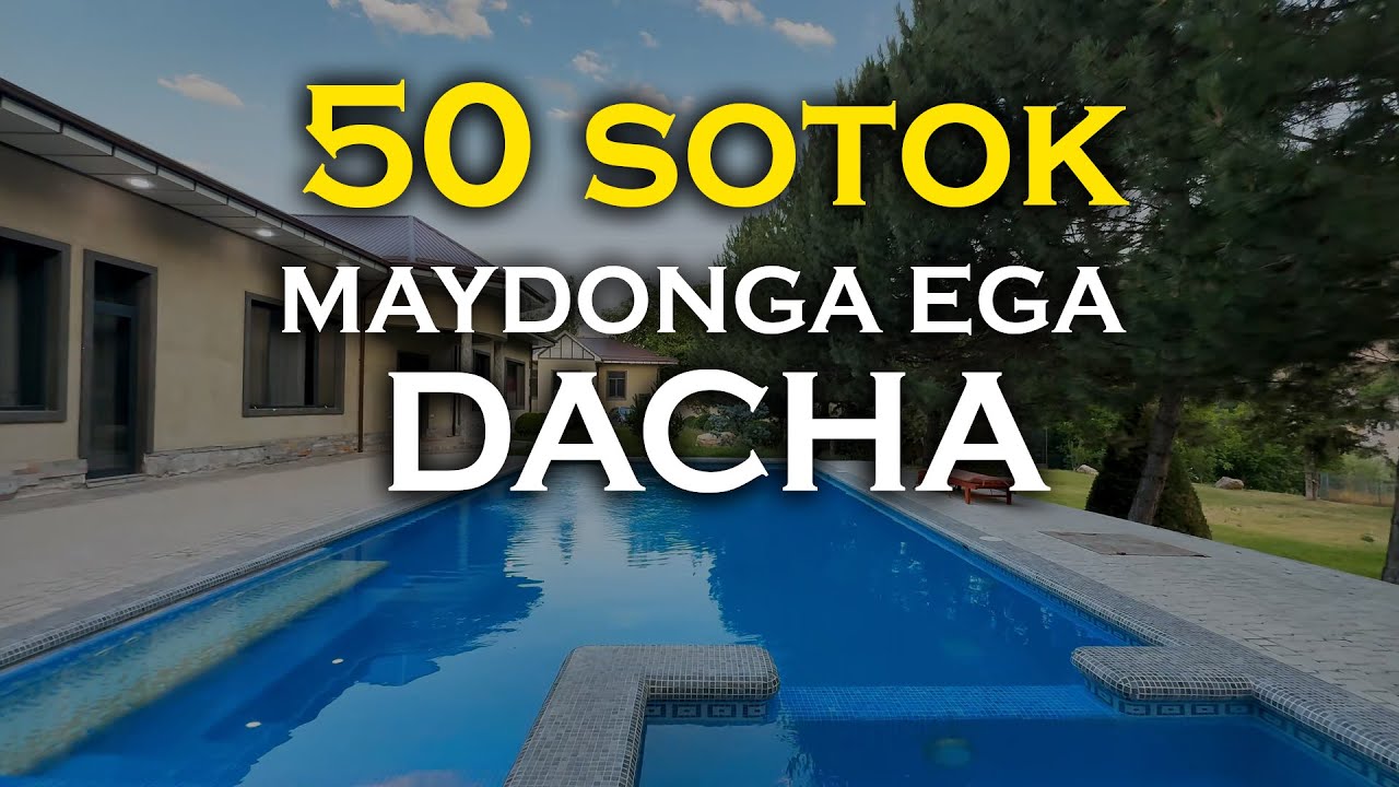 50 SOTOK MAYDONGA EGA DACHA / ISHONING BUNAQASI KO'P EMAS / HAQIQIY DAM OLISH UCHUN JOY