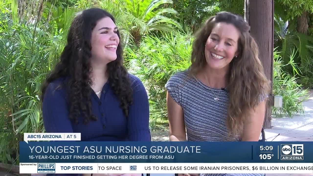 16-year-old becomes ASU's youngest nursing school graduate