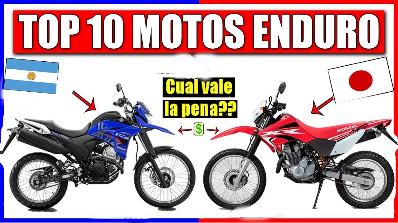 TOP 10 MOTOS Enduro/On-off/DobleProposito/Mixto ECONOMICAS de 250cc