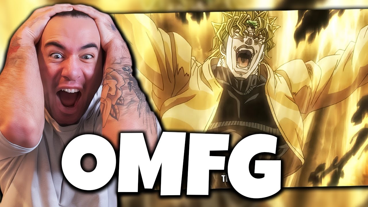 DIO VS JOTARO! (FIRST TIME REACTION)