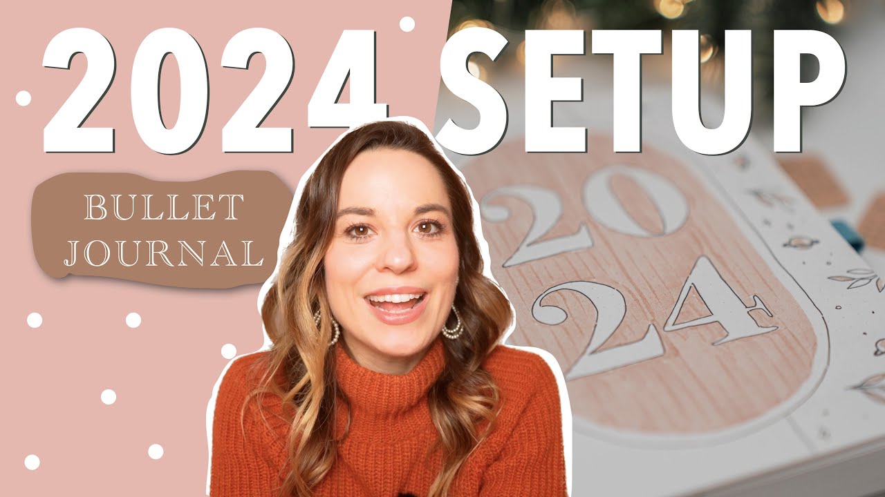Das neue BULLET JOURNAL SETUP 2024 mit DIY Kalendarium Stickern | #planwithme