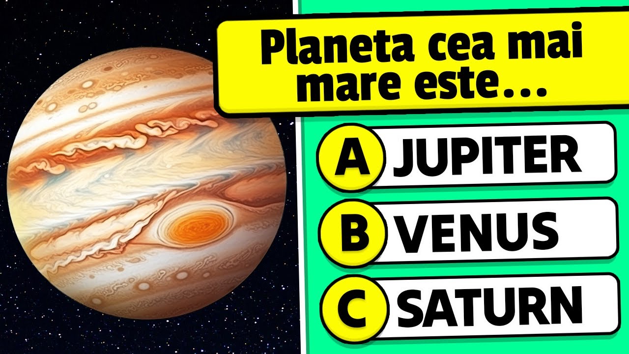 🚀 Quizul Planetei: Testează-ți cunoștințele despre Sistemul Solar! 🌌☀️🪐