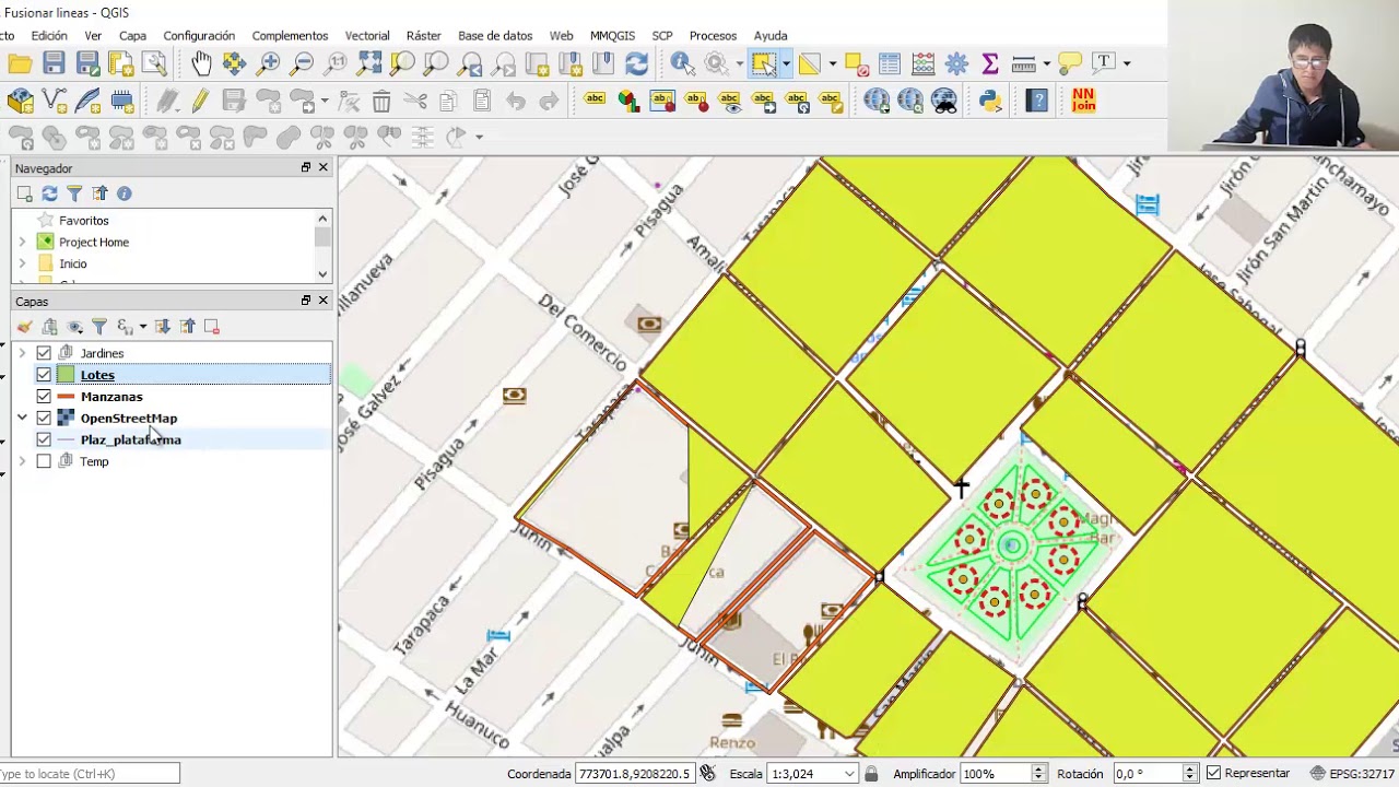 Curso de QGIS ¡GRATUITO| - 38 de 98 - Mover, Agregar y Borrar Vértices de Polígonos | CAEG