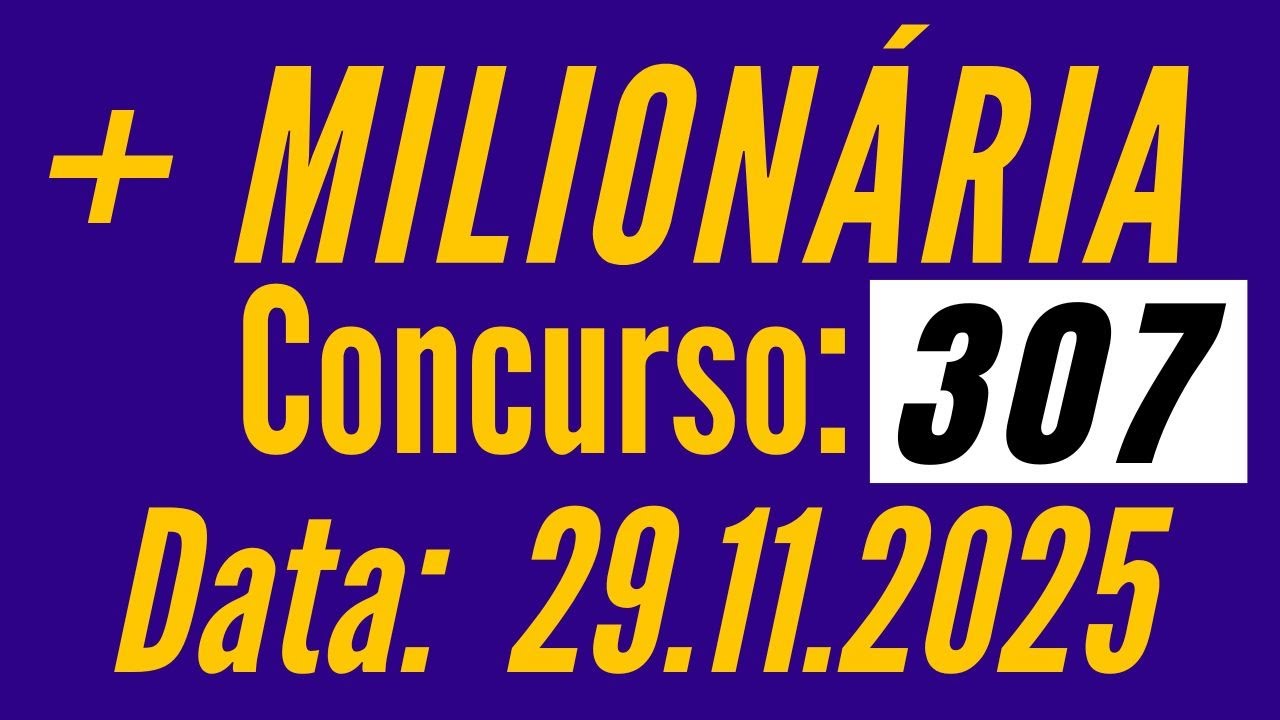 Resultado Milion&aacute;ria de hoje 29/11 / Resultado Milion&aacute;ria 307 / Fernando Arruda Loterias