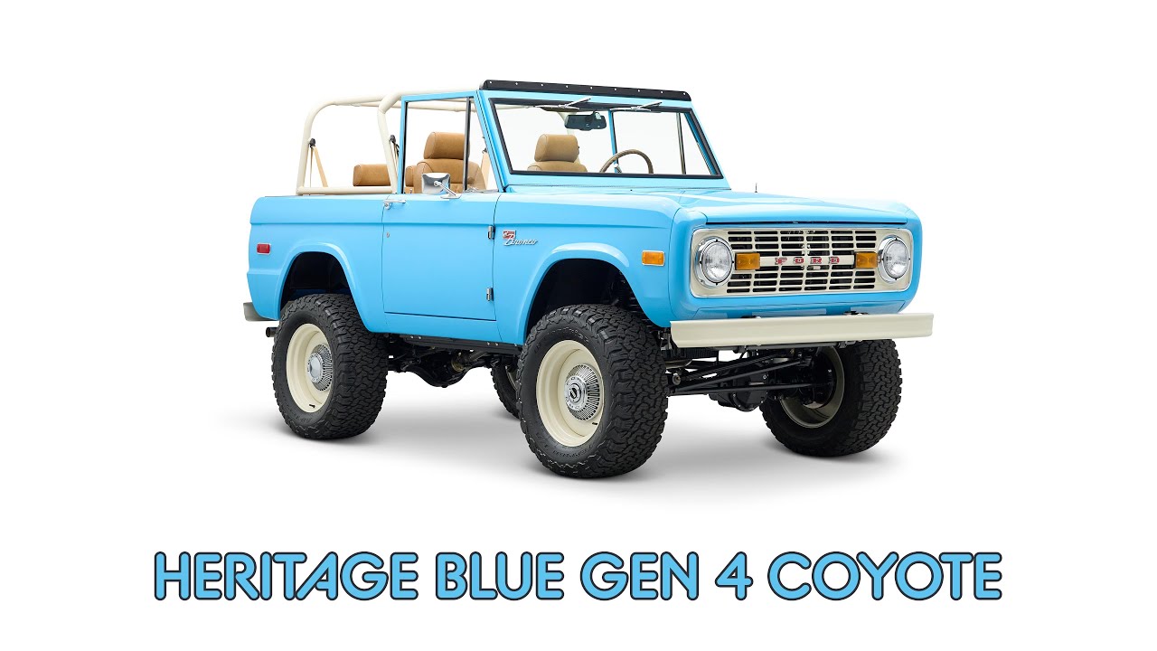 Classic Ford Broncos Presents - Heritage Blue Gen 4 Coyote