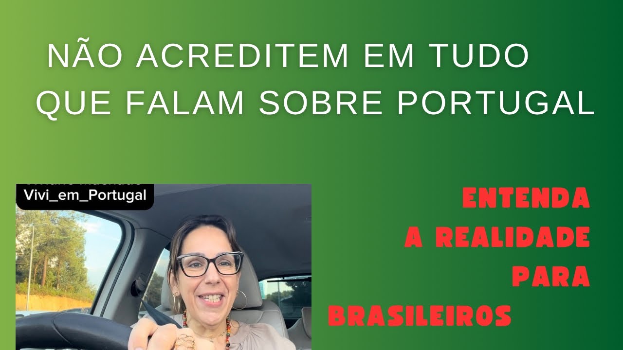 Morar em Portugal ? A Realidade para você saber 