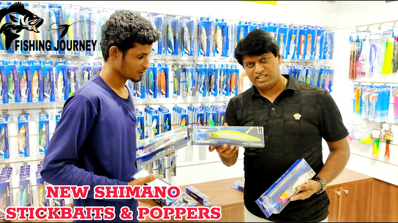 Shimano Stickbaits And Poppers Available In Chennai #fishing #shimano #fishingtackle