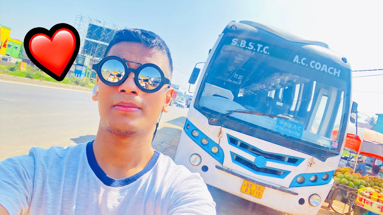 175 KM On SBSTC AC Bus || Kolkata to Bankura