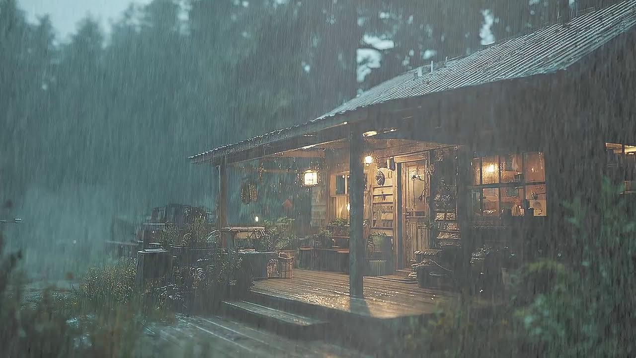 Night Rainstorm for Deep Rest - Wake Up Refreshed & Energized | Study & Focus Background