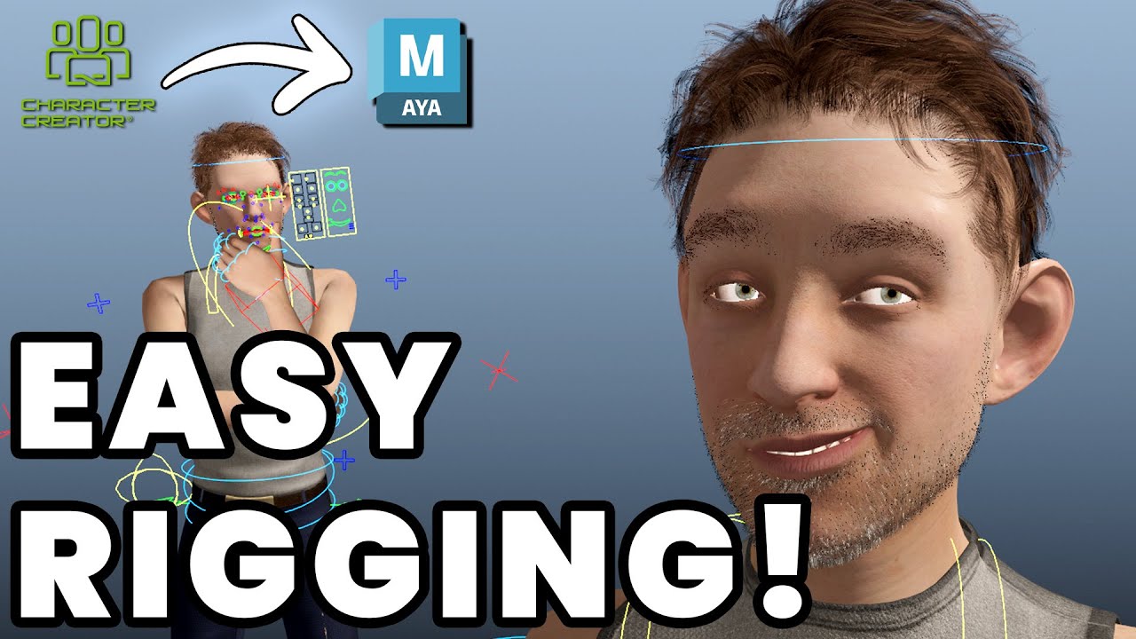 Character Creator 5 &rarr; Maya: ОБНОВЛЕННОЕ руководство по расширенному скелетному риггингу