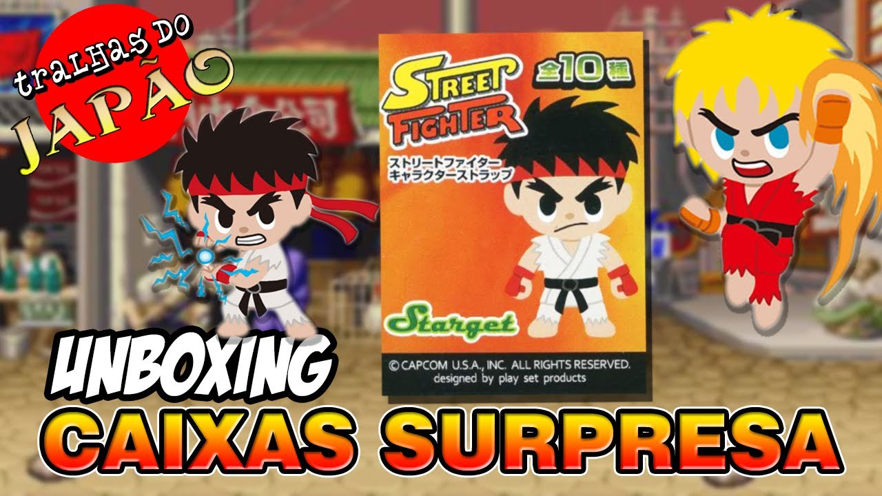Chaveirinhos do Street Fighter - Tralhas do Jap&atilde;o #3