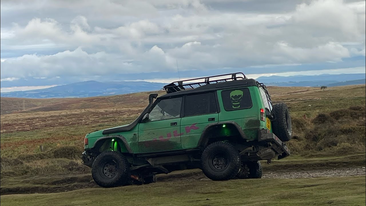 A day out on the green lanes of Shropshire with the Landrovers 