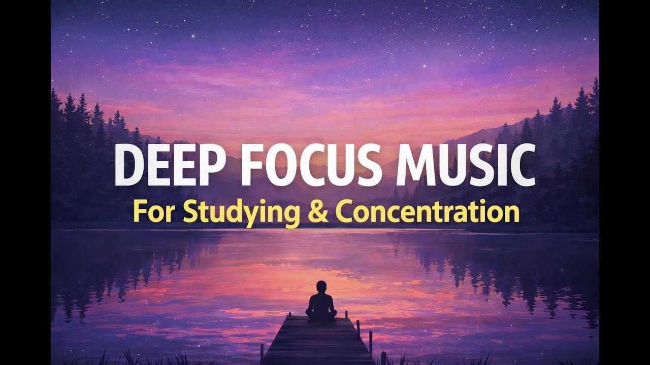 Deep Focus 30 MIN 🌙 Study Music for Concentration & Work