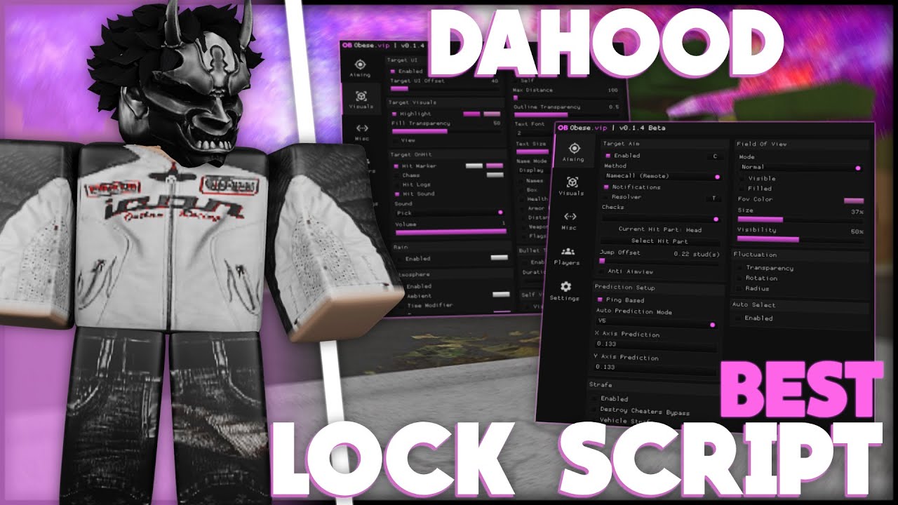 So the BEST Da Hood Lock Script Updated... (Obese.vip bullies everyone 😭)