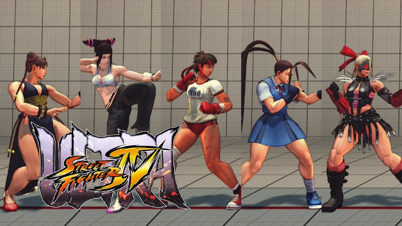 PS3 Ultra Street Fighter IV Arrange 1 костюмы Все персонажи