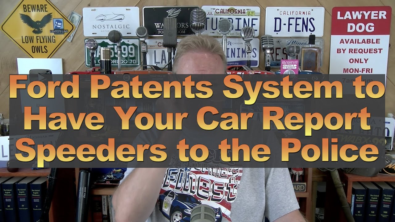 Ford Patents System to Have Your Car Report Speeders to the Police