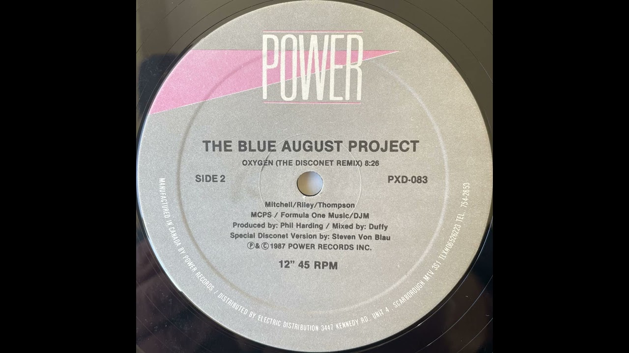 Blue August Project - Oxygen (Disconet Remix)