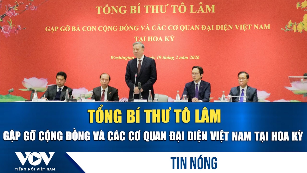 Tổng Bí thư Tô Lâm gặp gỡ cộng đồng và các cơ quan đại diện Việt Nam tại Hoa Kỳ