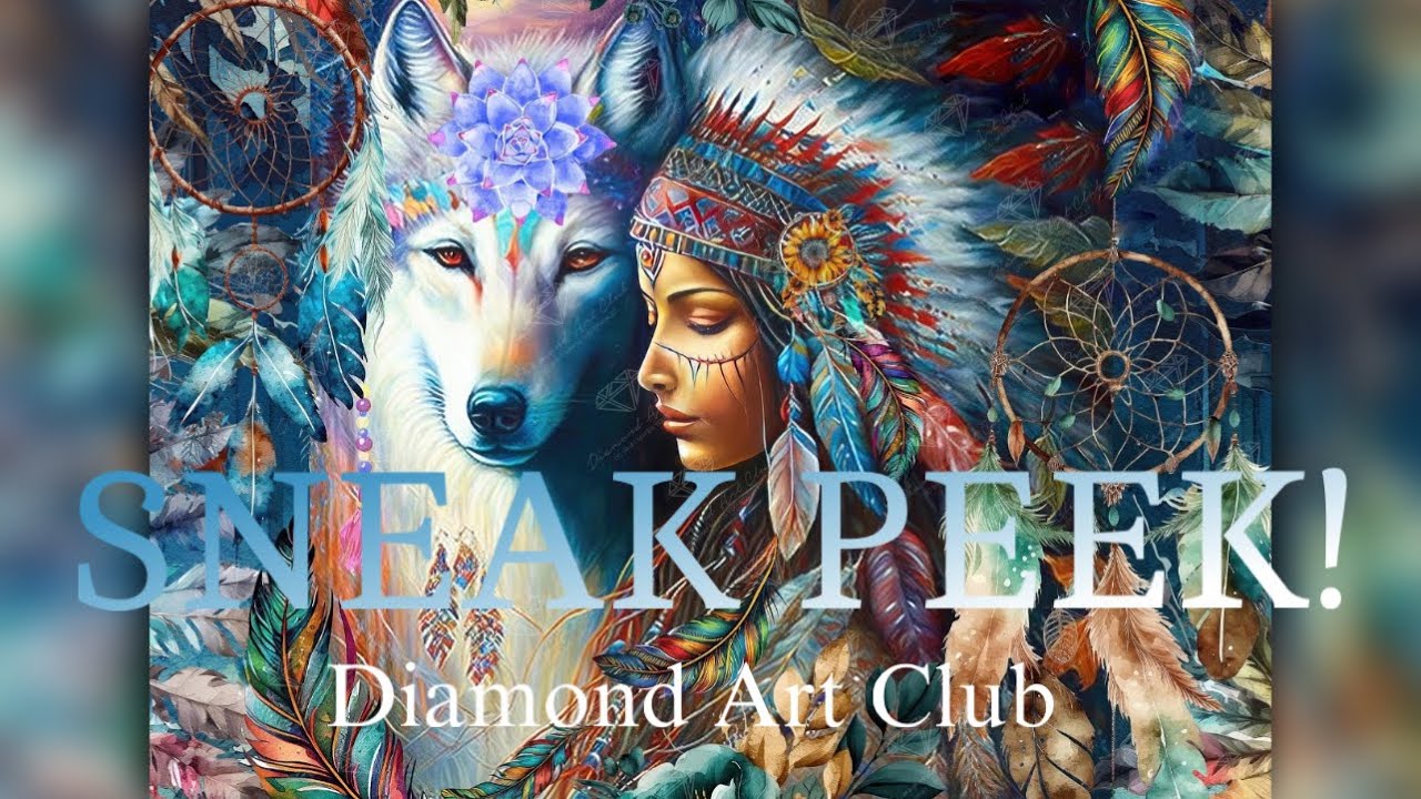 SNEAK PEEK!! Native Princess by Claudia McKinney and Diamond Art Club