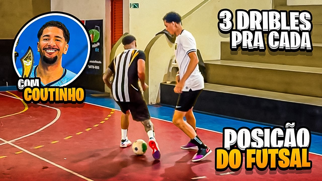 ENSINANDO UM DRIBLE PARA CADA POSIÇÃO DO FUTSAL! (todo mundo vai driblar dps desse vídeo)