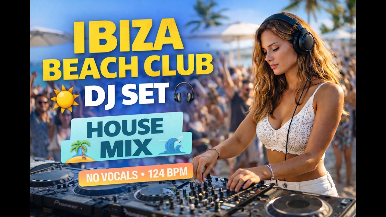 Ibiza Beach Club Vol.2 DJ Set 🌞🎧 Summer House Mix (24 BPM)
