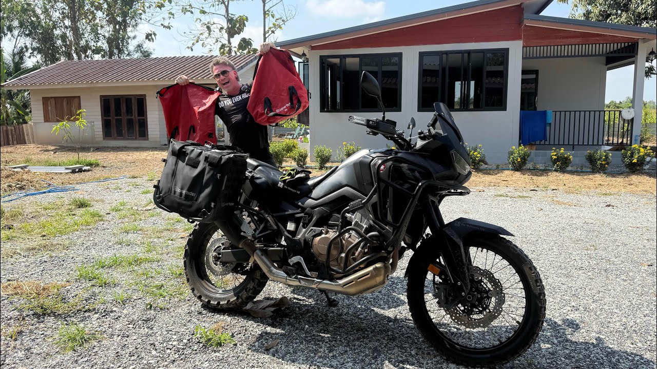 How to pack a motorcycle for a 10 day Thailand trip #hondamotorcycles 
