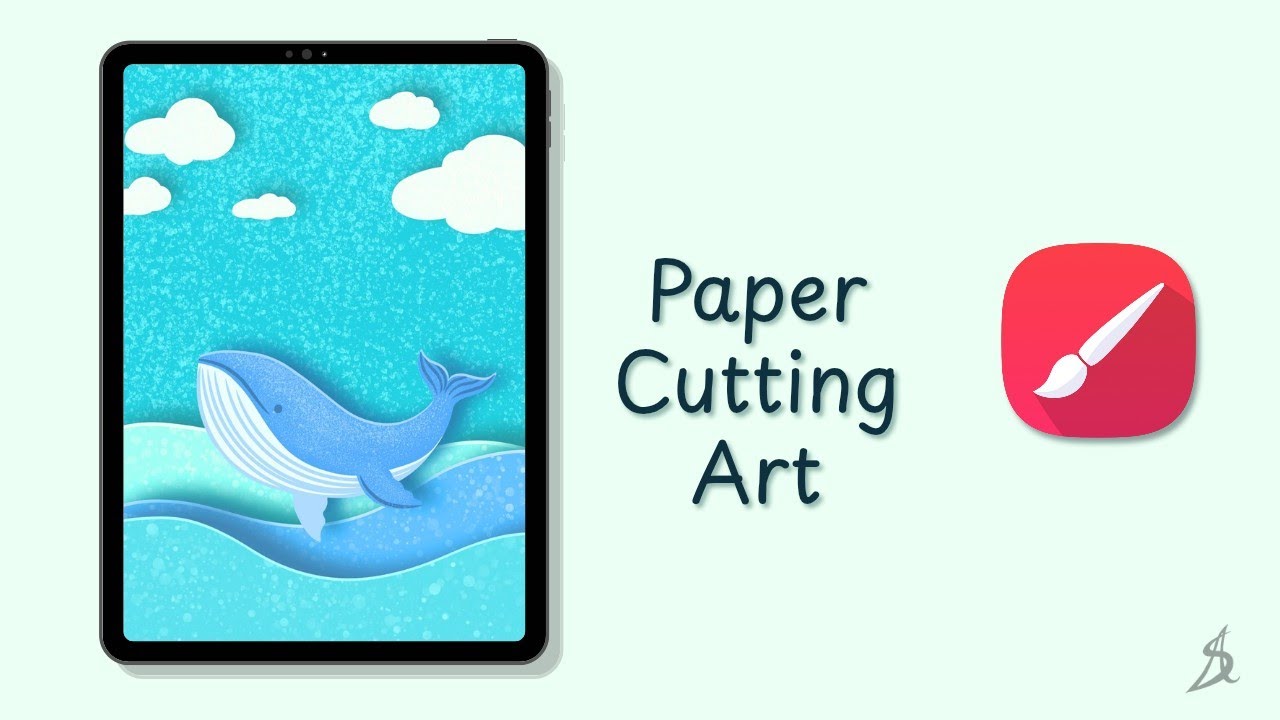 How to make paper cutting art in infinite painter 